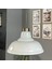 Vishi Cam Beyaz Tekli Avize Ince Eskitme Başlık Retro Sarkıt Lamba Salon Aydınlatma 1