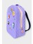 Çocuk Eva Delikli Yumuşak Silikon Kreş Okul Sırt Çantası Lila 3