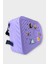 Çocuk Eva Delikli Yumuşak Silikon Kreş Okul Sırt Çantası Lila 7