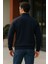 Erkek Trend Premium Lacivert Fermuarlı Sweatshirt 6
