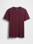 Erkek Bordo Everyday Soft Gap Mini Logo T-Shirt 2