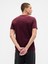 Erkek Bordo Everyday Soft Gap Mini Logo T-Shirt 4