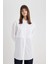 Relax Fit Terry Cotton Uzun Kollu Gömlek Tunik 7