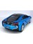 BMW I8 Çek Bırak Oyuncak Araba Mavi 1:36 Ölçek 13 cm Erkek Çocuklar İçin 2