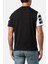 Varsity Embroidered T-Shirt Black-Gold 4