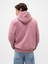 Erkek Açık Pembe Vintagesoft Arch Gap Logo Fermuarlı Sweatshirt 4