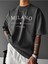 Milano Baskılı Oversize Erkek T-Shirt 1