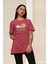 Kadın Enjoy Your Summer Baskılı Oversize T-Shirt 1