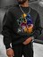 Konsol Baskılı Oversize Sweatshirt 4