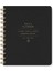 Fringe Studio Tarihsiz Günlük Planlayıcı, 160 Sayfa, 15,2 x 18,2 Cm, Çift Halkalı Spiral Ciltleme, Standart Siyah (877003) 2
