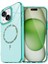 Buğz Apple Iphone 15 Plus Live Diamond Magsafe Kapak - Yeşil 1