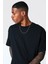 Oversize Erkek Virtues Sırt Baskı Detaylı T-Shirt 3