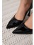 Blade Siyah Rugan Kadın Stiletto 3