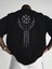 Erkek Oversize Viking Sembolü Baskılı T-Shirt Rahat ve Şık Tasarım 1