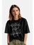 Designer Baskılı Oversize T-Shirt 1