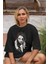 Kadın Baskılı Oversize T-Shirt 1