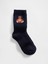Erkek Çocuk Lacivert Brannan Bear Logo Crew Çorap 1