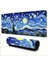 85X34 cm Van Gogh Yıldızlı Gece Tasarımı Kaydırmaz Taban Speed Yüzey Oyuncu Mouse Pad Gaming 1