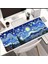 85X34 cm Van Gogh Yıldızlı Gece Tasarımı Kaydırmaz Taban Speed Yüzey Oyuncu Mouse Pad Gaming 4