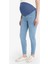 Skinny Fit Yüksek Bel Düz Paça Standart Boy Hamile Pantolon 13