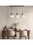 Elegant Cam Beyaz Üçlü Eskitme Tokmak Başlık Sarkıt Lamba Restoran Salon Aydınlatma 1