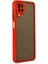 Buğz Samsung Galaxy A12 Kılıf Montreal Silikon Kapak - Kırmızı 3