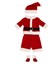 Noel Baba Noel Erkek Bebek Yılbaşı Kostümü 1