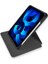 Buğz Ipad 10.2 (7.nesil) Kılıf Ling 360 Kalemlikli Tablet Kılıf - Siyah 3