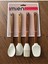 MIEN-1203 Akasya Saplı 4'lü Mini Silikon Spatula Seti (21 Cm) - Bpa Free 2