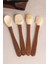 MIEN-1203 Akasya Saplı 4'lü Mini Silikon Spatula Seti (21 Cm) - Bpa Free 6