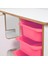 3 Çekmeceli Çocuk Etkinlik Masası - Beyaz Mdf - Pembe Çekmeceli - 18MM 1.sınıf Mdf 2