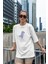 Dinosaur Baskılı Kadın Oversize T-Shirt 2