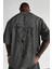 Dünya Pusula Baskılı Oversize T-Shirt 1