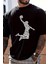 Basketbol Baskı Erkek Oversize T-Shirt 1