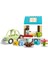 Kasabası Tekerlekli Aile Evi 10986 - 2 Yaş ve Üzeri Çocuklar Için Hediye Fikri, Tekerlekli Oyuncak Ev, Araba, Kamp Ateşi, Fincan ve 2 Figür Içeren Yaratıcı Oyuncak Yapım Seti (31 Parça) 2