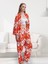 Kadın Desenli Kimono Takımı Şık Tasarım 4