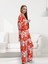 Kadın Desenli Kimono Takımı Şık Tasarım 6