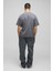 Oversize Erkek Limited Baskılı Detaylı T-Shirt 3