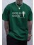 God Is Good Baskılı Erkek Oversize T-Shirt 1