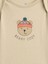Bebek Koyu Bej First Favorites Organik Pamuk Grafik Bodysuit 2
