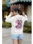 Oyuncak Ayı Baskılı Oversize Kapüşonlu Sweatshirt 1