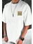 Rare Breed Sırt Baskı Detaylı Erkek Oversize T-Shirt 5