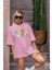 Good Vibe Baskılı Kadın Oversize T-Shirt 2