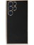 Buğz Samsung Galaxy S22 Ultra Kılıf Volet Silikon - Siyah 1