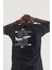 Airplane Sırt Baskılı Erkek Oversize T-Shirt 1