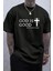 God Is Good Baskılı Erkek Oversize T-Shirt 1