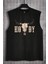 Hody Baskılı Oversize Kolsuz T-Shirt 3