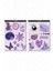 Purple Aesthetic Temalı Etiket Seti 1 - Mor - Laptop Notebook Telefon 2