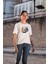 Kadın Summer Baskılı Oversize T-Shirt 3