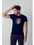 Savage Kaplan Baskılı Oversize Erkek T-Shirt 1